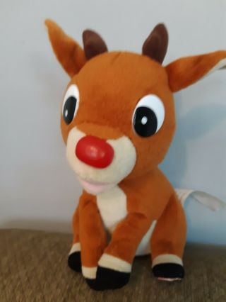 Gemmy Musical Animated Rudolph The Red - Nosed Reindeer Plush