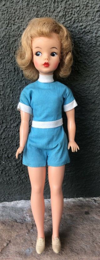 Ideal Hard To Find Blonde Tammy Doll 1960’s With Booklet