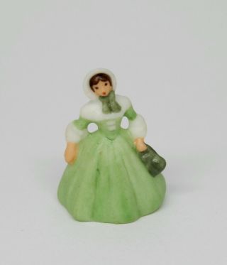 Vintage Carol Pongracic Royal Doulton Lady Artisan Dollhouse Miniature 1:12