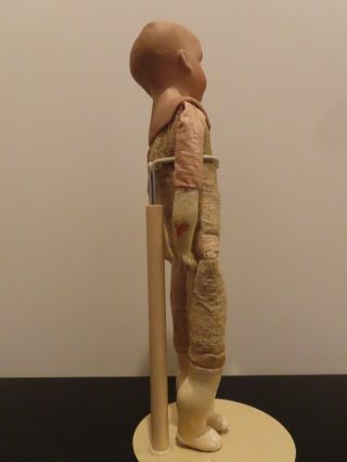 Antique Gebruder Heubach Bisque Boy Shoulder Head Doll 6692/6892 Germany 12 1/2 