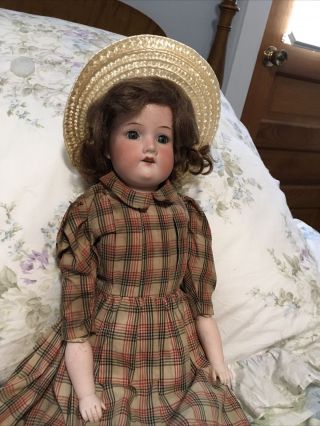 Antique Armand Marseille 370 Bisque Doll Lovely 19 1/2” Tall