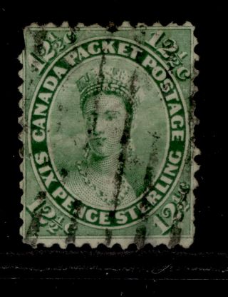 Canada - Colony Of Canada Qv Sg41,  12½c Blue - Green, .  Cat £85.
