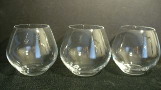Fitz & Floyd Giselle 4 " Stemless Wine Old Fashioned Glasses - 3