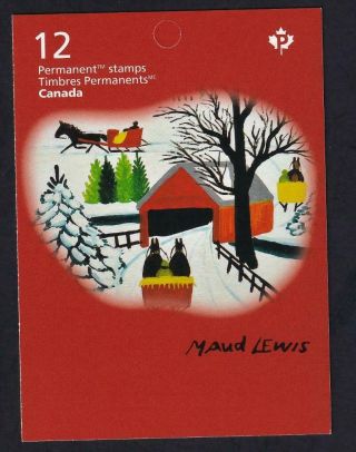 Canada 2020 Christmas By Maud Lewis,  Booklet Of 12 