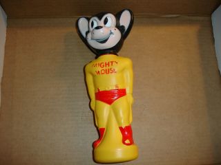 Vintage Colgate Soaky Toys Mighty Mouse