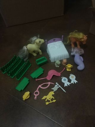 1983 Vintage Hasbro My Little Pony Show Stable Parts & Accessories
