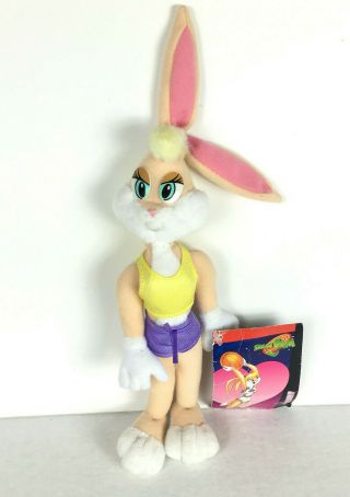 1996 Space Jam Lola Girl Bunny Plush Warner Bros Mcdonalds Looney Tunes Toy Tags