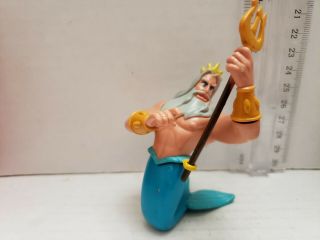 Disney - Ariel The Little Mermaid 4  King Triton Pvc Figure Figurine