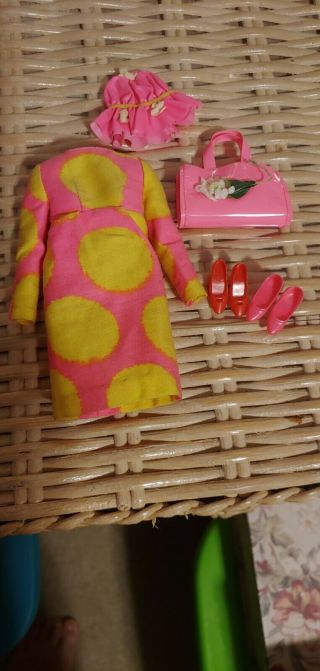 Vintage Barbie Francie 1967 Mod Sun Spots Outfit Complete 1277