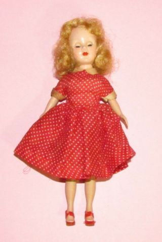Vitg Richwood Sandra Sue Doll 8 " High Heel Feet W/ Red Dress Underclothes Shoes