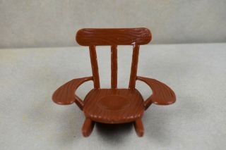 Mickey Mouse Clubhouse 1976 Hasbro Weeble Part/piece: Brown Rocking Chair