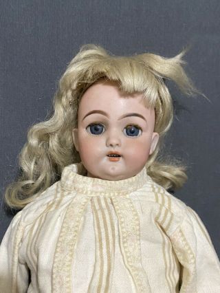 Antique 18” Simon & Halbig,  Bisque Doll Head Sh - 1080 Dep Clothes & Hair