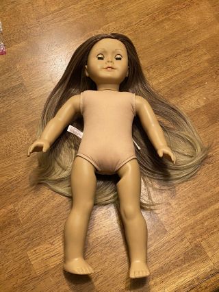 Custom Ooak One Of A Kind American Girl Ag Doll Extra Long Hair