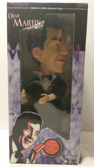 Dean Martin Animated Singing Figure Gemmy Pop Culture Series 18 " See Notes