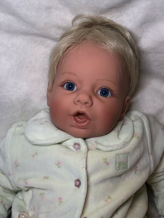 20” Lee Middleton Limited Dolls Reva Schick Redressed Adorable Blonde Baby Doll