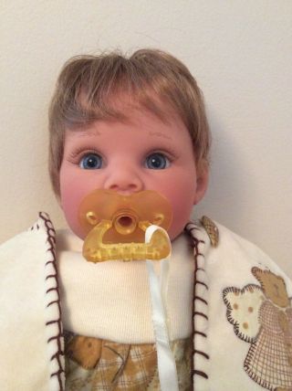 Lee Middleton Baby Doll By Reva " Angel Bear " 20” With Birth