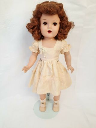 Vintage 1950s Raving Beauty Hard Plastic Doll 19 "