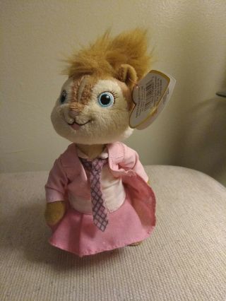 Ty Alvin And The Chipmunks 8 " Brittany Plush Doll Toy