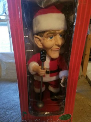 Christmas Bing Crosby Singing Animated Santa Gemmy 2002