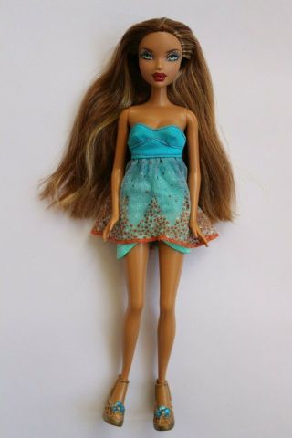 My Scene Golden Bling Madison Westley Barbie Doll Mattel Dress Shoes