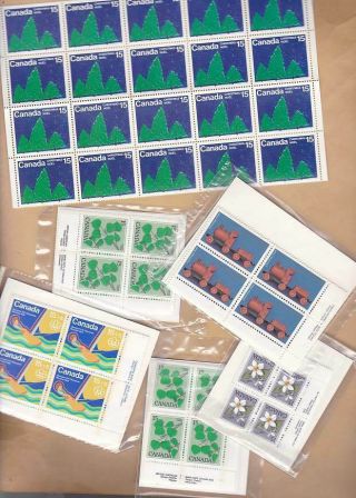 Canada Postage 200 X.  15 Cent Most Nh Stamps Face $30.  00 Lot Jan.  3 - D