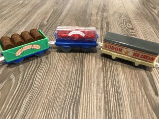 Thomas & Friends Trackmaster Sodor Ice Cream Factory Chocolate Syrup Cars 2006