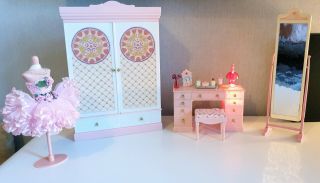 Vintage Barbie Sindy Dolls House Furniture Set.  Light 12 Inch Dolls