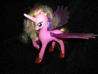 My Little Pony Ponies White Princess Candence Unicorn Talking Light - Up Wings