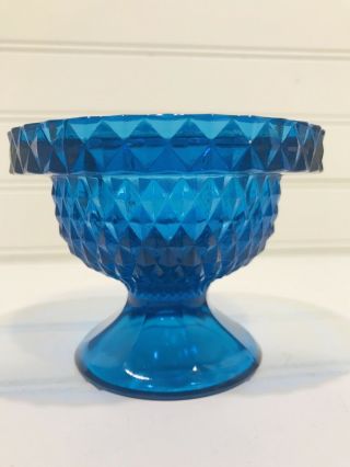 Vintage Viking Glass Thistle Teal Blue Point Fairy Lamp Base