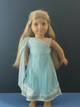 American Girl Doll - - Blonde Hair And Blue Eyes