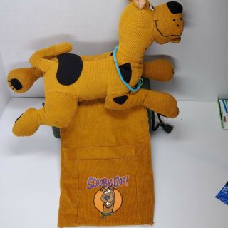 Vtg Remote Control Caddy Armchair TV Plush Holder Sofa Organizer 3D Scooby Doo 3