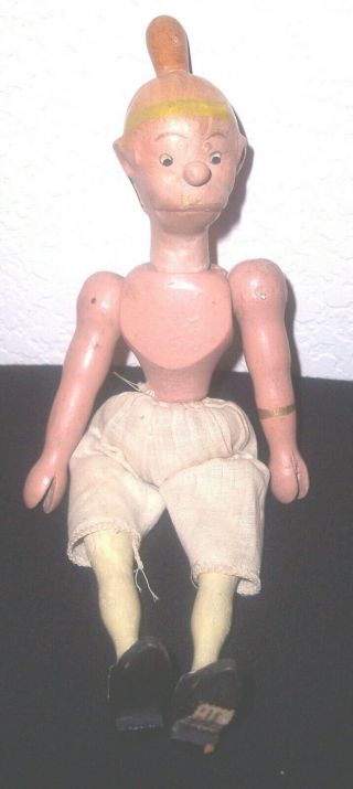 Antique Wooden Maggie Doll Schoenhut Toy Co.  Comic Strip Character