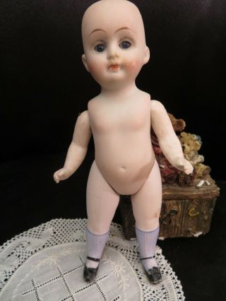 Antique German All Bisque Doll 208/5 6 1/2 