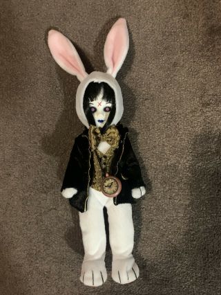 Living Dead Dolls In Wonderland Eggzorcist As White Rabbit Loose