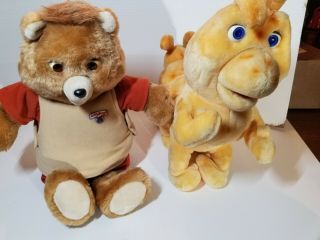 Teddy Ruxpin And Grubby 1985 -.  In.