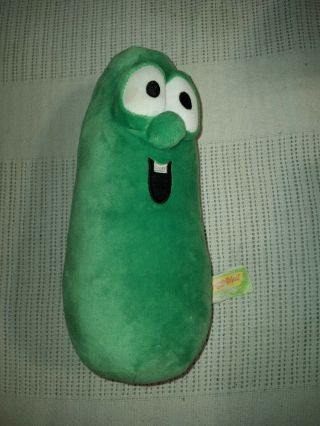 Veggie Tales Larry The Cucumber Fisher Price 11” Plush Vintage