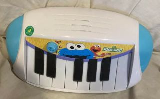 Sesame Street Piano Keyboard Music Toy Cookie Monster Alphabet Song CLEANED EX 2