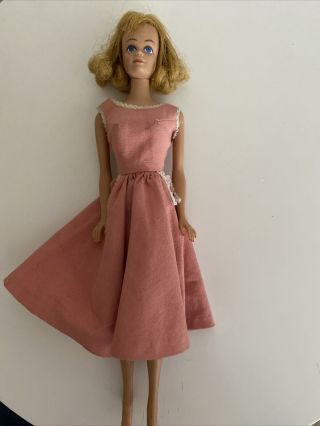 Vintage 1960s Midge Barbie Doll Red Hair Blue Eyes Freckles Mattel