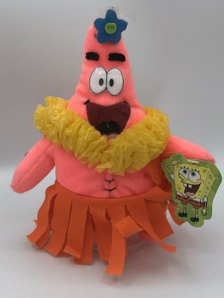 Patrick Star Spongebob Squarepants 9 " Plush Stuffed Toy 2004 Nanco With Tag