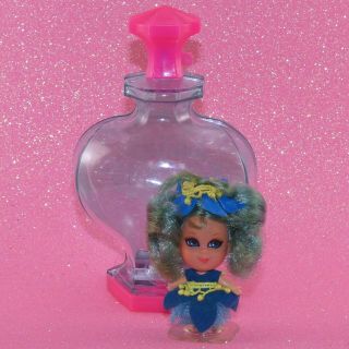 VINTAGE Mattel ' 69 Liddle Kiddle KOLOGNE BLUEBELL DOLL Perfume case BOTTLE 2