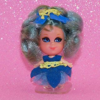 VINTAGE Mattel ' 69 Liddle Kiddle KOLOGNE BLUEBELL DOLL Perfume case BOTTLE 3