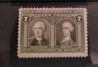 Canada 1908 Quebec Tercentenary 7c Generals