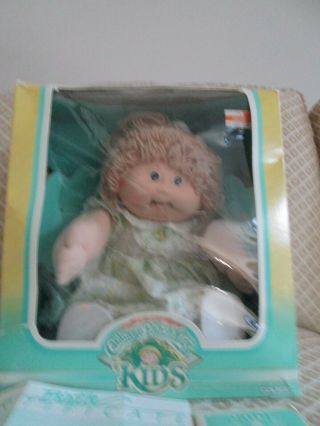 Cabbage Patch Kids With Birth Certificate 1987 Htf Braces Beverley Catherine