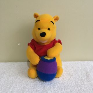 Winnie The Pooh Honey Pot Disney Stuffed Plush Toy 17.  5cm