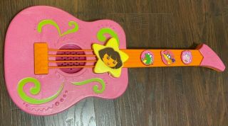 Nickelodeon Dora The Explorer Tunes Guitar Toy - 2009 Mattel