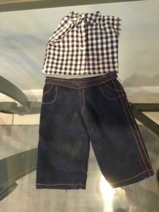 Doll Clothing Terri Lee Tiny Jerri Lee 2 Pc Shirt & Jeans Tag
