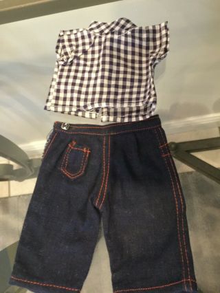 Doll Clothing Terri Lee Tiny Jerri Lee 2 pc Shirt & Jeans tag 2