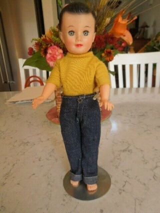 Vintage 1950s Vogue Jeff Doll With Clothes.  Very