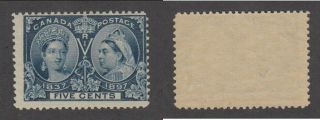 Mnh 5 Cent Queen Victoria Diamond Jubilee Stamp 54 (lot 15589)