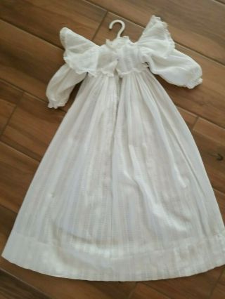 Gorgeous Antique Cotton Dress Gown From 20 - 24 